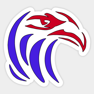 Minimalist patriotic eagle Sticker